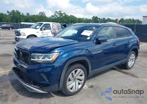 2020 Volkswagen Atlas Cross Sport 2.0T Se W/Technology/2.0T Se W/Technology R-Line из США, поврежденный, VIN 1V25C2CA7LC206074